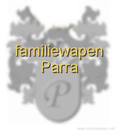 familiewapen Parra