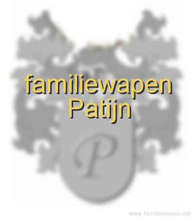 familiewapen Patijn