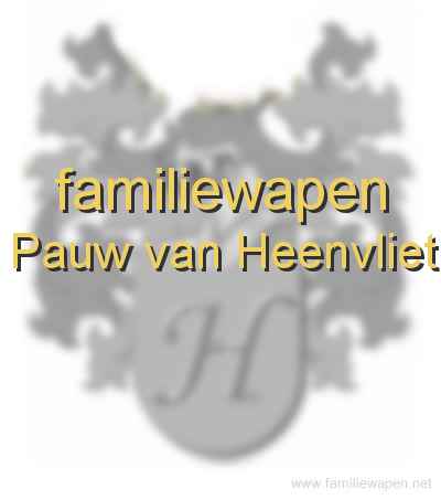 familiewapen Pauw van Heenvliet