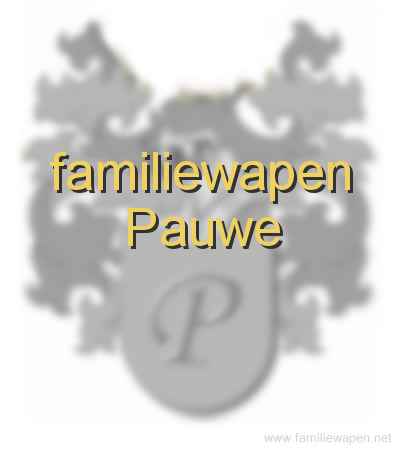 familiewapen Pauwe