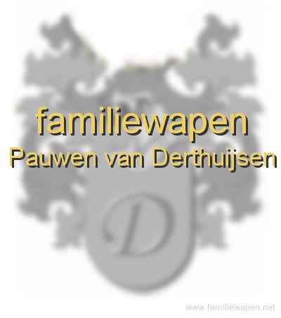 familiewapen Pauwen van Derthuijsen