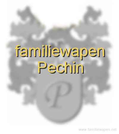 familiewapen Pechin