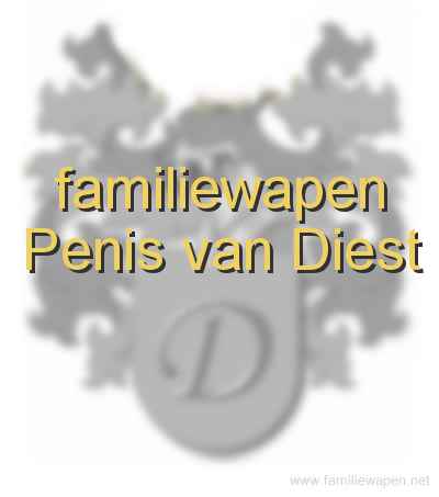 familiewapen Penis van Diest