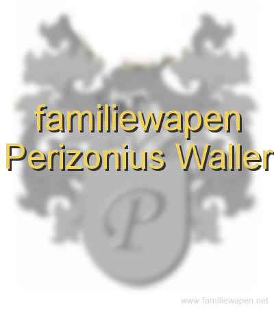 familiewapen Perizonius Waller