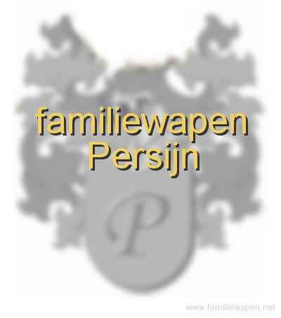 familiewapen Persijn