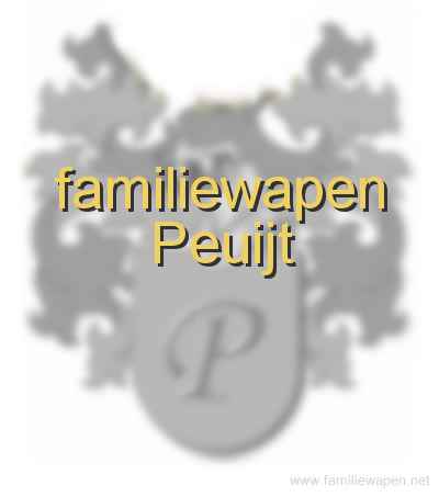 familiewapen Peuijt