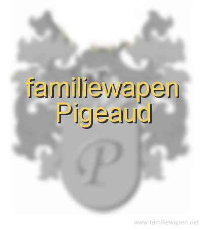 familiewapen Pigeaud