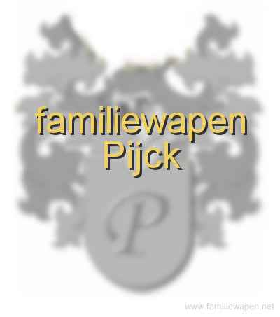 familiewapen Pijck