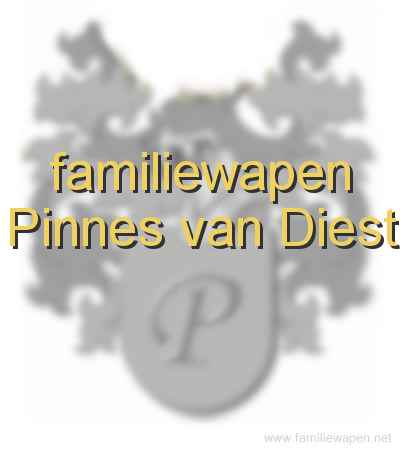 familiewapen Pinnes van Diest