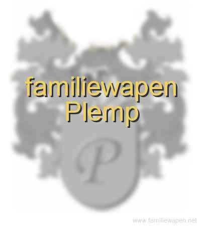 familiewapen Plemp