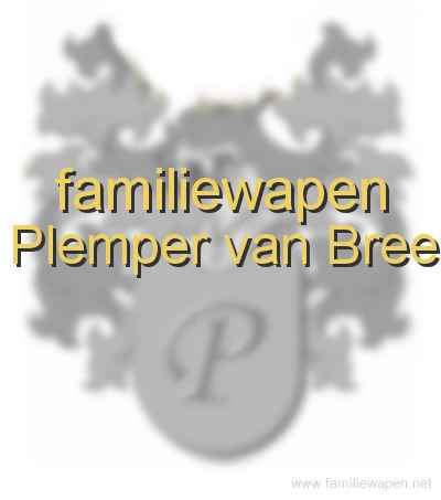 familiewapen Plemper van Bree