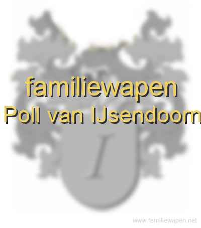 familiewapen Poll van IJsendoorn