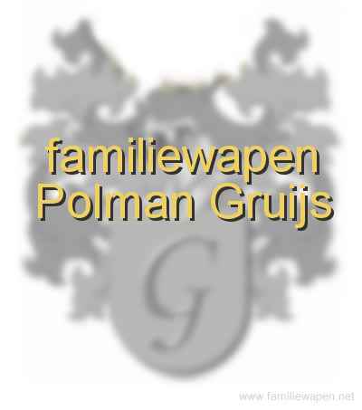 familiewapen Polman Gruijs