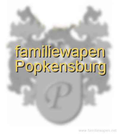 familiewapen Popkensburg