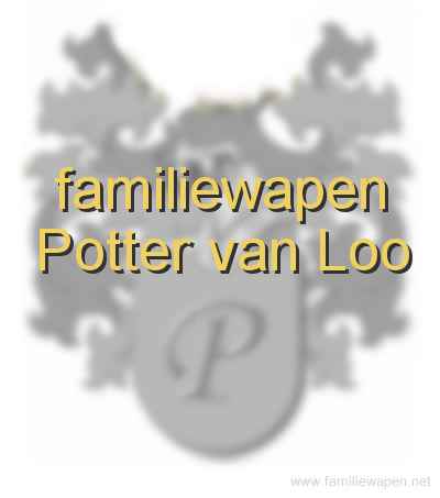 familiewapen Potter van Loo