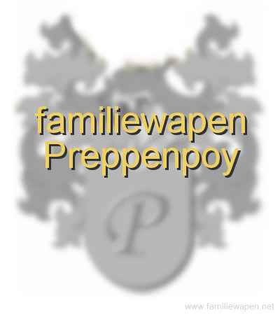 familiewapen Preppenpoy