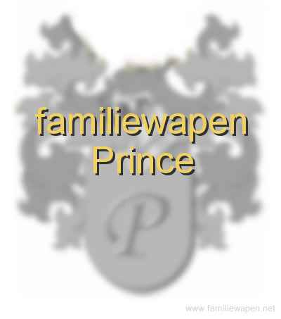 familiewapen Prince