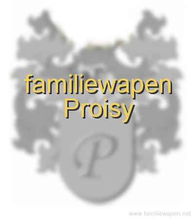 familiewapen Proisy