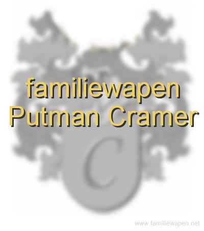 familiewapen Putman Cramer