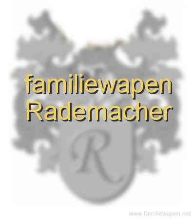 familiewapen Rademacher