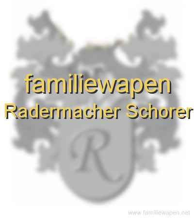 familiewapen Radermacher Schorer