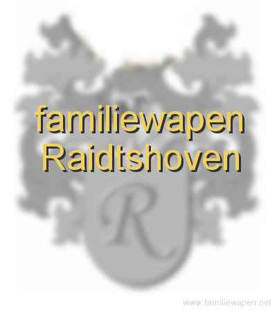 familiewapen Raidtshoven