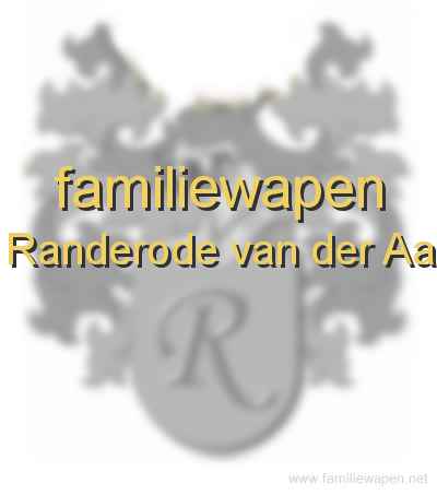 familiewapen Randerode van der Aa