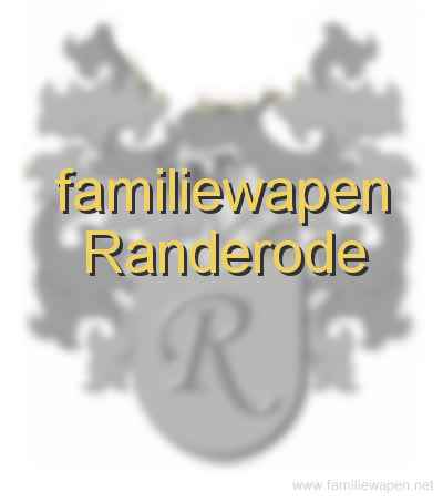 familiewapen Randerode