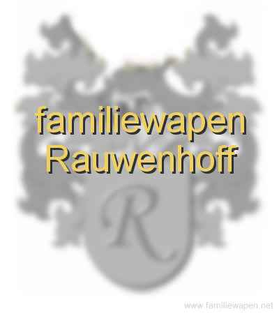 familiewapen Rauwenhoff