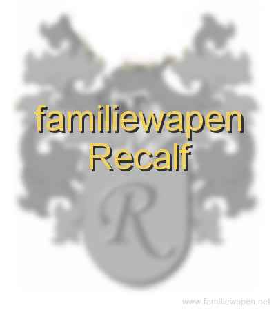 familiewapen Recalf