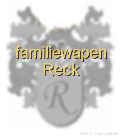 familiewapen Reck