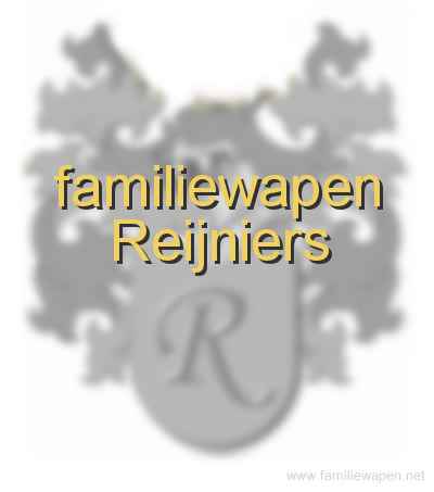 familiewapen Reijniers