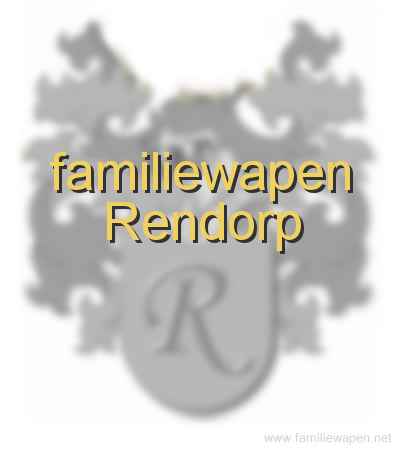 familiewapen Rendorp