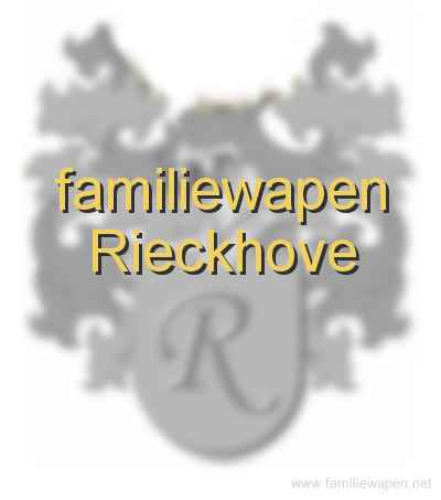 familiewapen Rieckhove