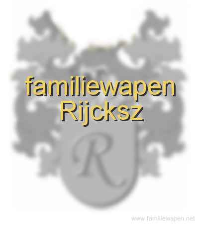 familiewapen Rijcksz