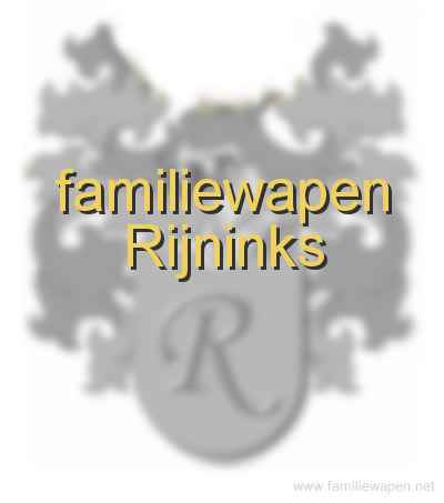 familiewapen Rijninks