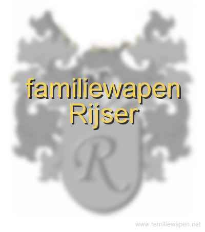 familiewapen Rijser