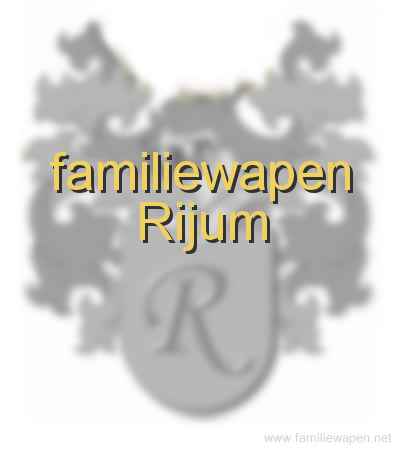 familiewapen Rijum