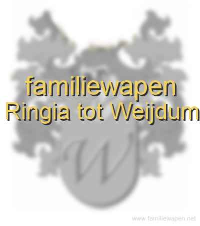 familiewapen Ringia tot Weijdum