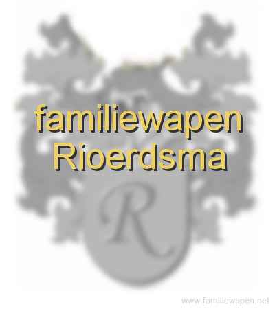 familiewapen Rioerdsma