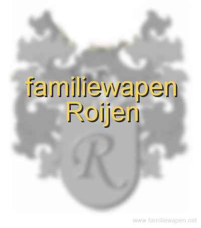 familiewapen Roijen