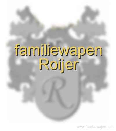 familiewapen Roijer