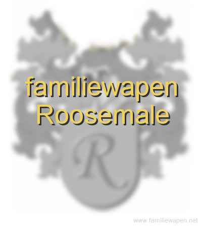 familiewapen Roosemale