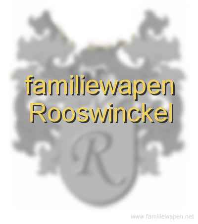 familiewapen Rooswinckel