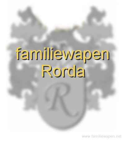 familiewapen Rorda