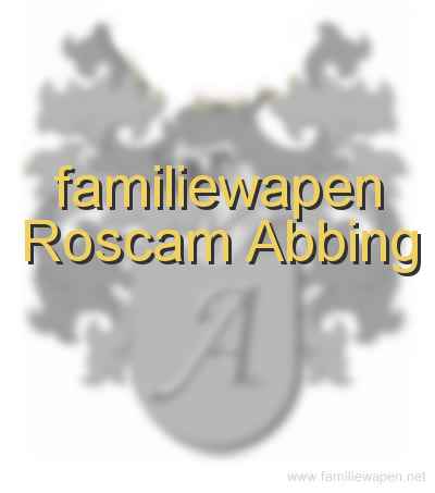 familiewapen Roscam Abbing