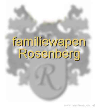 familiewapen Rosenberg