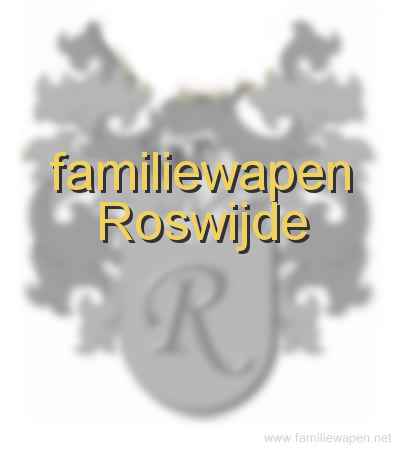 familiewapen Roswijde