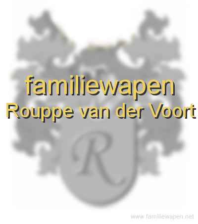 familiewapen Rouppe van der Voort