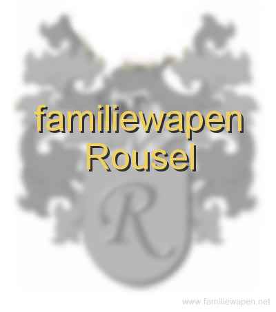 familiewapen Rousel